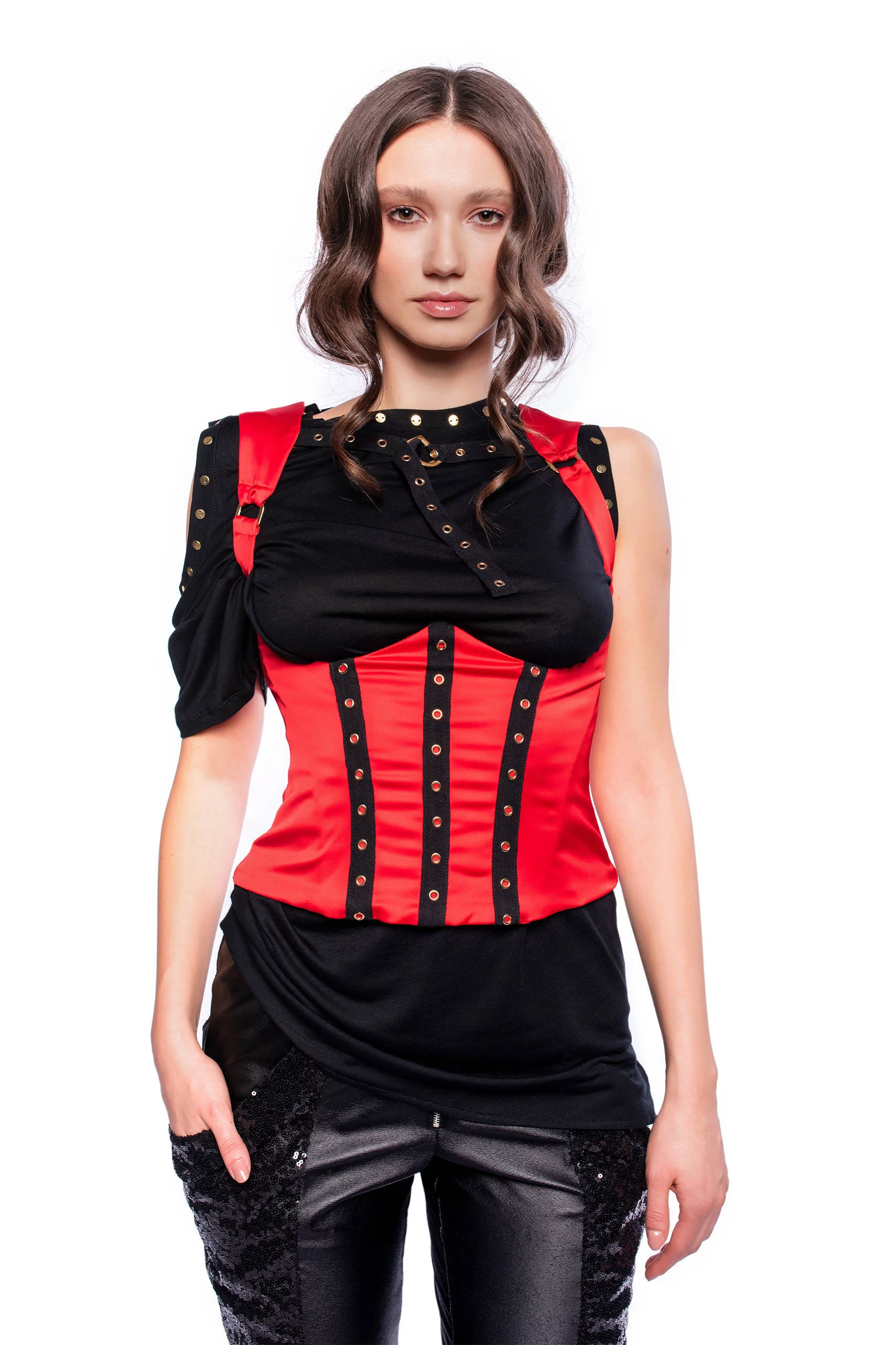 Corset sub bust stil vesta