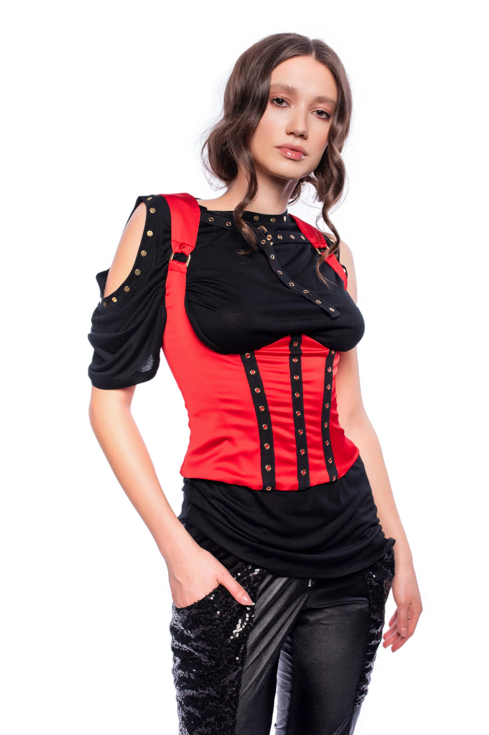 Corset sub bust stil vesta