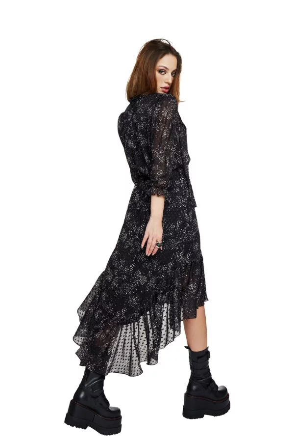 Rochie lunga boho din matase naturala