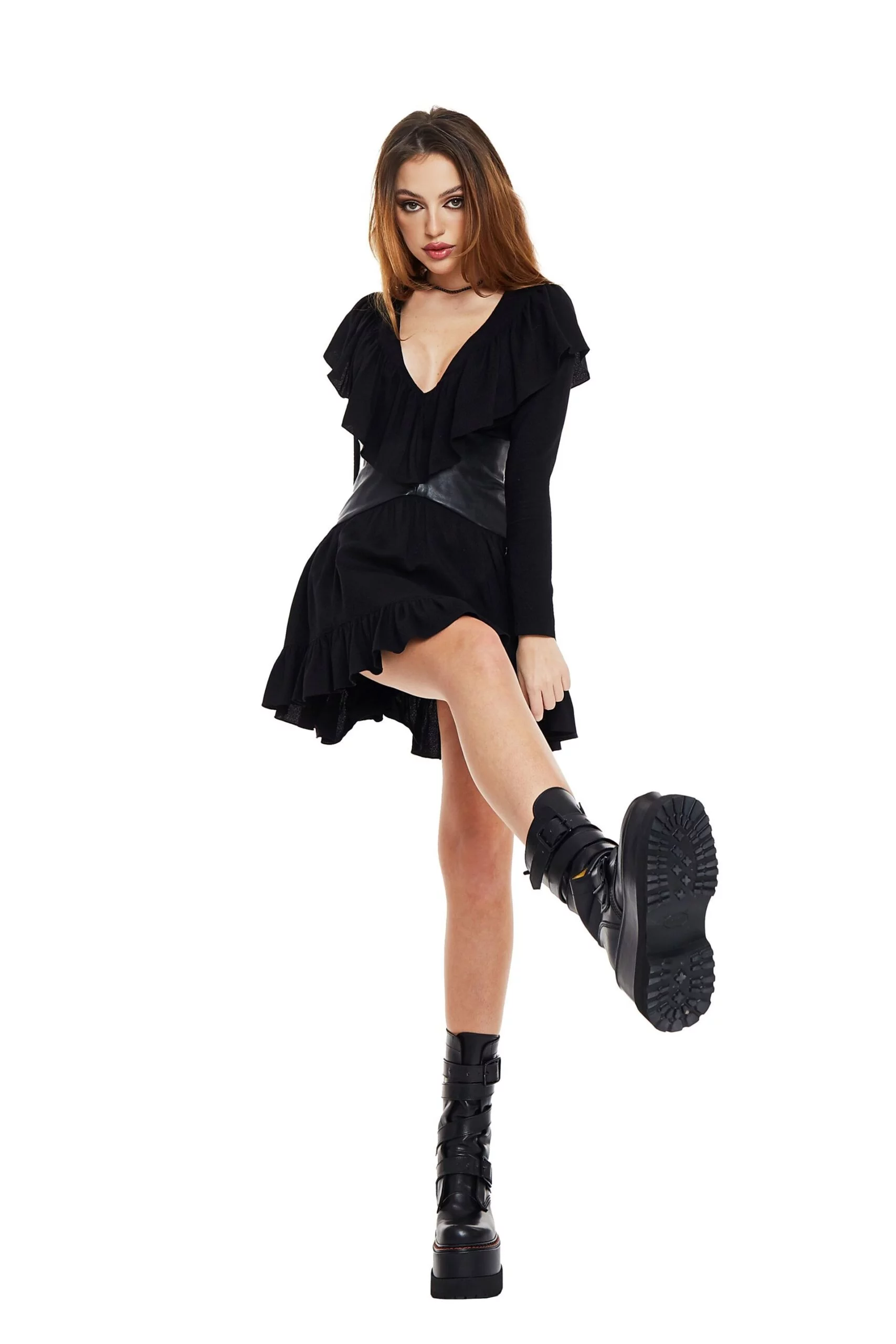 Rochie neagra scurta 4 Short Black dress